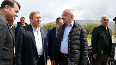 Darende'de dolu afeti sonrası mahallelere ziyaret
