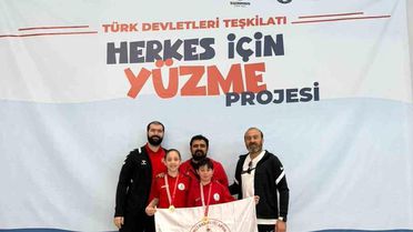 Körfezli genç yüzücüler Azerbaycan'da Türkiye'yi temsil edecek