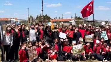Şuhut'ta 'Benim Okulum Geleceğe Çare Yeşil Vatan' etkinliği