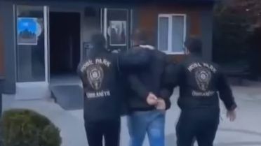 Rottweiler, küçük köpeğe saldırdı! Kadının çığlıkları mahalleyi inletti