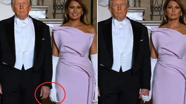 Herkes o detaya takıldı, First Lady Trump'ın elini yine tutmadı