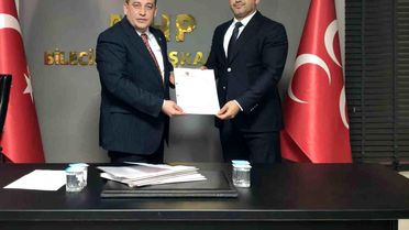 MHP Bozüyük'te Başkan Değişimi