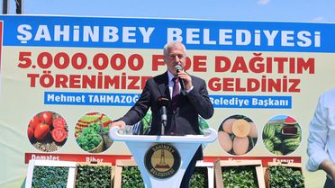 Şahinbey Belediyesi’nden çiftçilere dev destek: 53 milyon fide