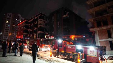 Samsun'da Apartmanda Yangın Paniği