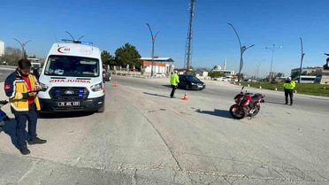 Karaman'da Motosiklet Kazası: Sürücü Yaralandı