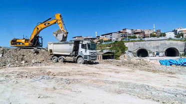 Onat Tüneli'nde çalışmalar sürüyor