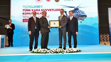 GÖKBEY Helikopteri Kara Kuvvetleri'ne Teslim Edildi