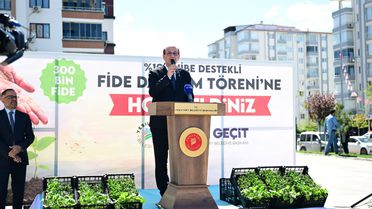 Yeşilyurt’ta çiftçiye 300 bin fide desteği