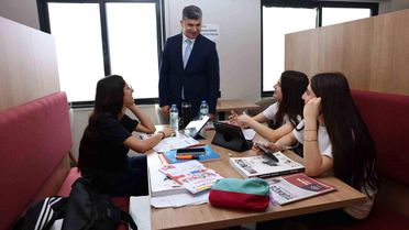 Akdeniz'de ikinci 'Bilgi Limanı Kütüphanesi' hizmete girdi
