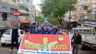Aliağa'da 1 Mayıs Coşkusu