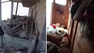 Anzer Yaylası'nda aç ayılar evleri harabeye çevirdi