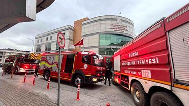 Bursa'da hastanede yangın paniği