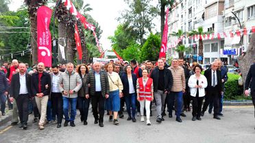 Manisa'da 1 Mayıs kutlaması