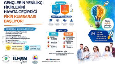 Yeşilyurt'ta genç fikirlere büyük destek Açıklaması