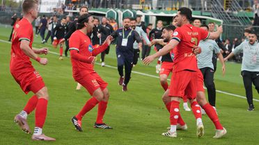 Amedspor tarihinde ilk kez Süper Lig'e yükseldi