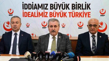 BBP Genel Başkanı Destici: 'Türkiye tehdit edilemez'