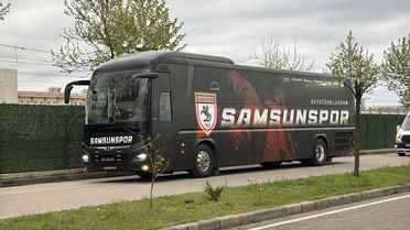 Samsunspor - Galatasaray Maçı İçin Otobüsler Stadyumda