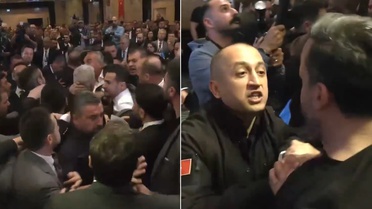 Türkiye Belediyeler Birliği seçiminde İmamoğlu'nun mesajı okunurken kavga çıktı! İşte o anlar