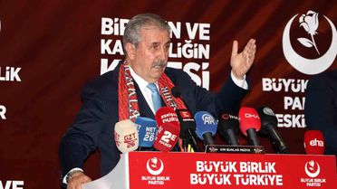 BBP Genel Başkanı Destici: 'Böyle giderse, nüfusumuz 50 milyonun altına düşer'
