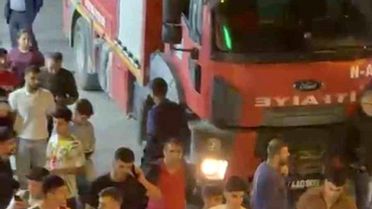 Nusaybin'de Apartmanda Yangın