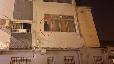 Penceredeki görüntü korkuttu, gerçek sonradan ortaya çıktı