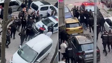 Kavgaya aileler dahil oldu, ortalık savaş alanına döndü