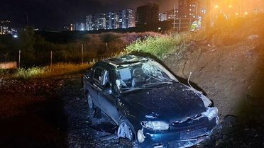 Kahramanmaraş’ta otomobil takla attı: 2 yaralı