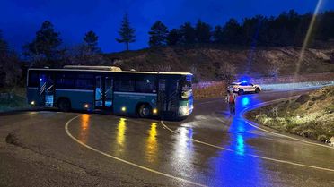 Kayseri'de Çalıntı Otobüsle Kaza
