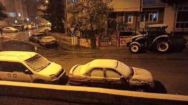 Seydişehir'de Mayıs'ta Kar Yağışı