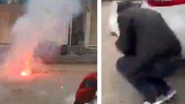 Şampiyonluk kutlamaları kursaklarında kaldı, havai fişeklerden böyle kaçtılar
