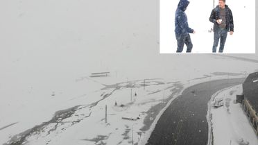 Kahramanmaraş'ta mayısta kar sürprizi