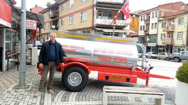 Kendi imkanları ile yangın söndürme tankeri satın aldılar
