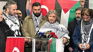 Sumud Filosu aktivisti Hüseyin Oral, İstanbul'a geldi