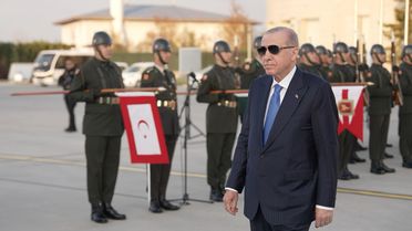 Cumhurbaşkanı Erdoğan, Cezayir Cumhurbaşkanı Tebbun’u Esenboğa’da karşıladı