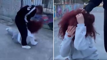 Kız öğrenciyi okul bahçesinde darp ettiler: Kafasını defalarca yere vurdu, 'yoruldum' deyip dinlendi