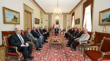 Kurtulmuş, Zirai Don Komisyonunu Kabul Etti