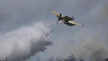 Polonya'da orman yangını söndürme çalışmalarına katılan uçağın düşmesi sonucu pilot öldü