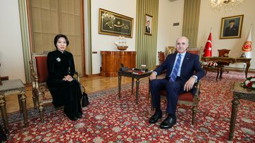 Kurtulmuş, Vietnam Büyükelçisi'ni Kabul Etti