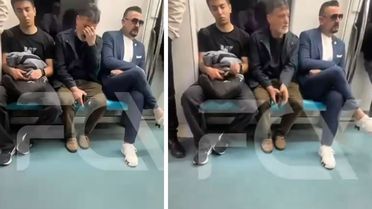 Ertan Torunoğulları, Marmaray’da görüntülendi