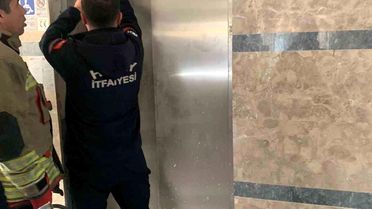 Asansör Boşluğuna Düşen Kedi Kurtarıldı