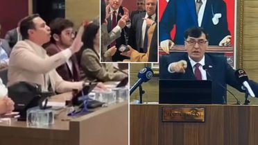 Kütahya Belediye Meclisinde ortalık karıştı: Burası sizin at çiftliğiniz değil