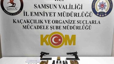 Samsun'da Operasyon: Ruhsatsız Silah ve Uyuşturucu Ele Geçirildi