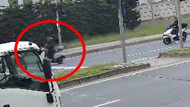 Ereğli'de Motosiklet Yayaya Çarptı