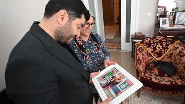 AK Parti Etimesgut İlçe Başkanı Yasin Şankazan'dan şehit öğretmen Aybüke Yalçın'ın annesine ziyaret