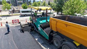 Kahramanmaraş'ta asfalt çalışmaları