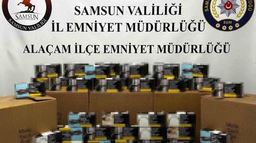 Samsun'da 50 Bin Dolu Makaron Ele Geçirildi