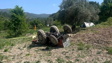 Soma'da Traktör Devrildi, 79 Yaşındaki Çiftçi Hayatını Kaybetti