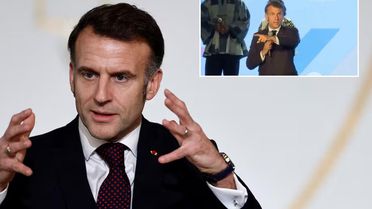 Macron çileden çıktı, Kenya'da protokolü bozup sahneye atladı
