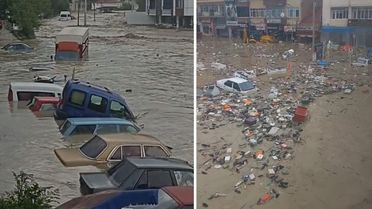 7 kentimizi sel ve dolu vurdu, hayat durma noktasına geldi