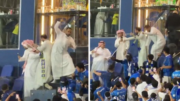 Al-Nassr taraftarları, Al-Hilal’in VIP tribününe sopalarla saldırdı